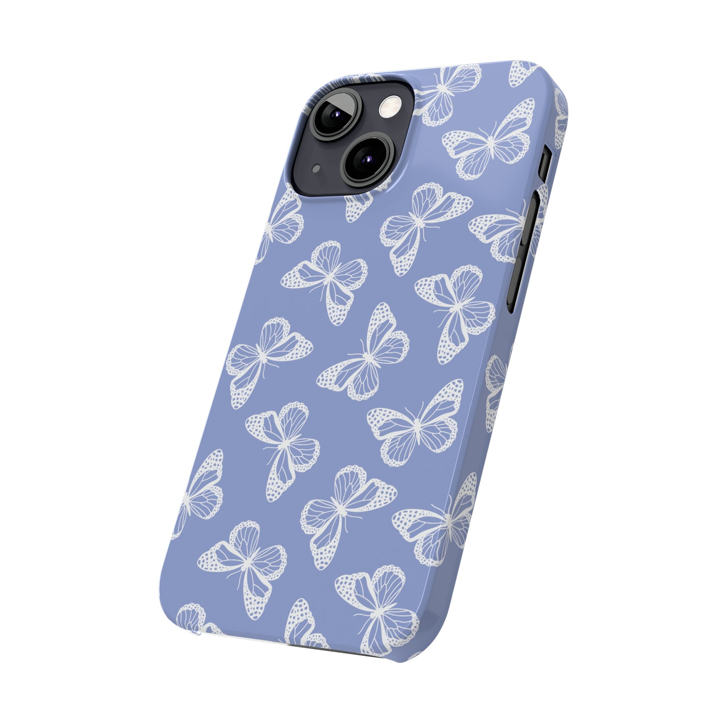 Lavender Butterflies Snap Case