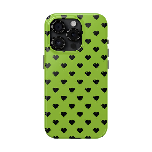 Pixelated Heart iPhone Case