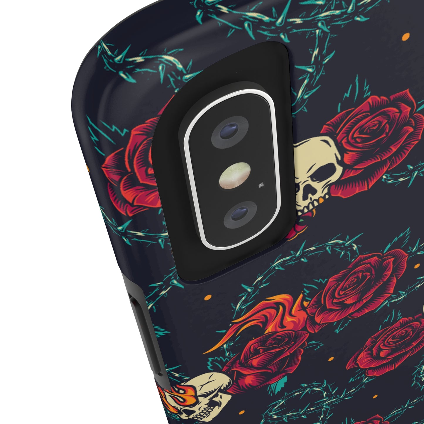 Skulls & Roses Tough iPhone Case