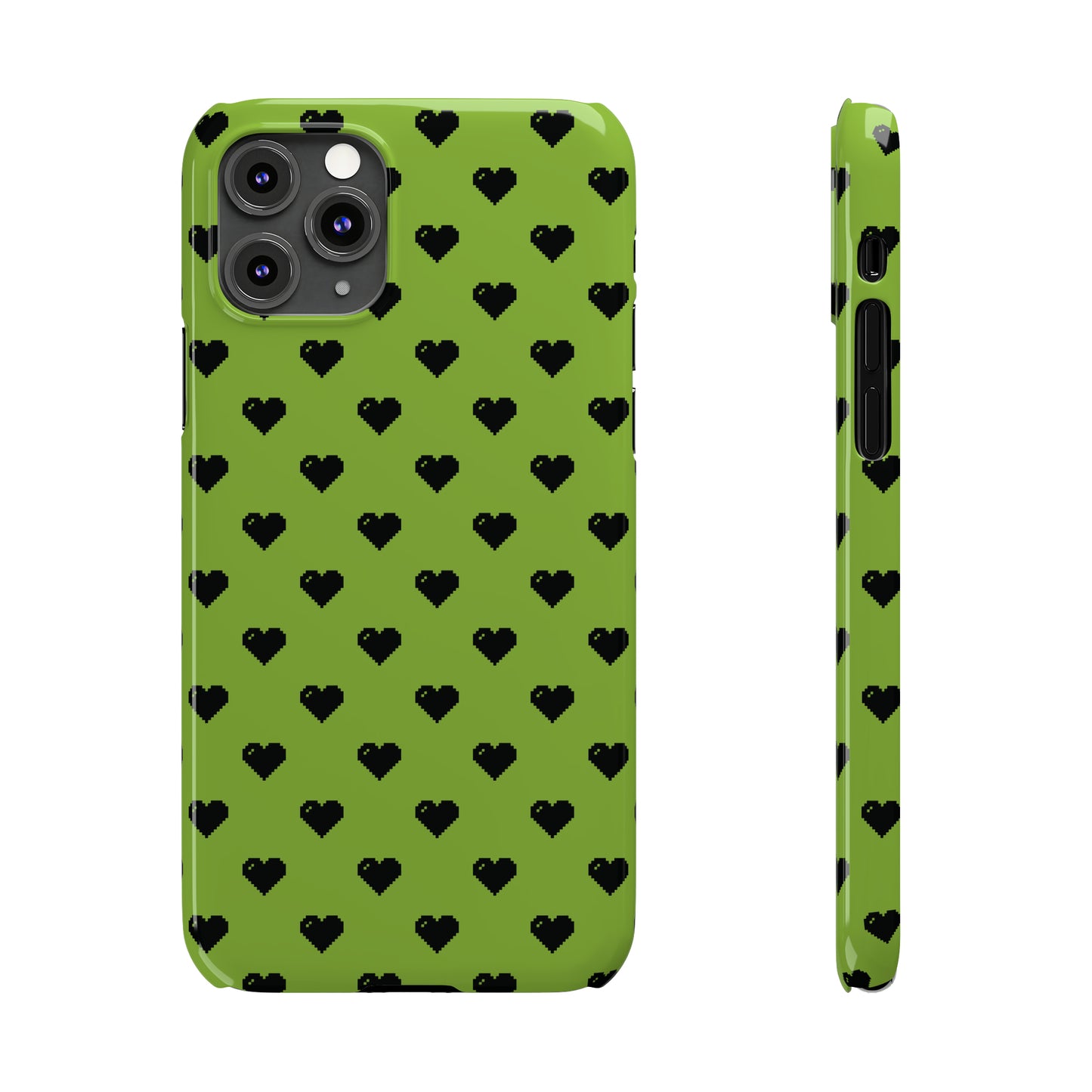 Pixelated Heart Snap Case