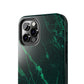 Dark green marble pattern Tough Case