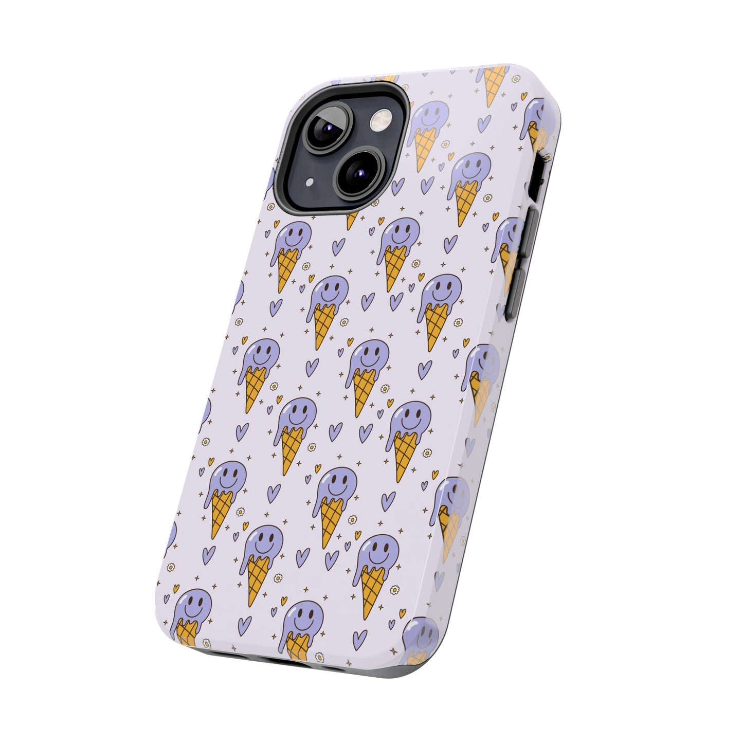 Blueberry Ice Cream Tough iPhone Case