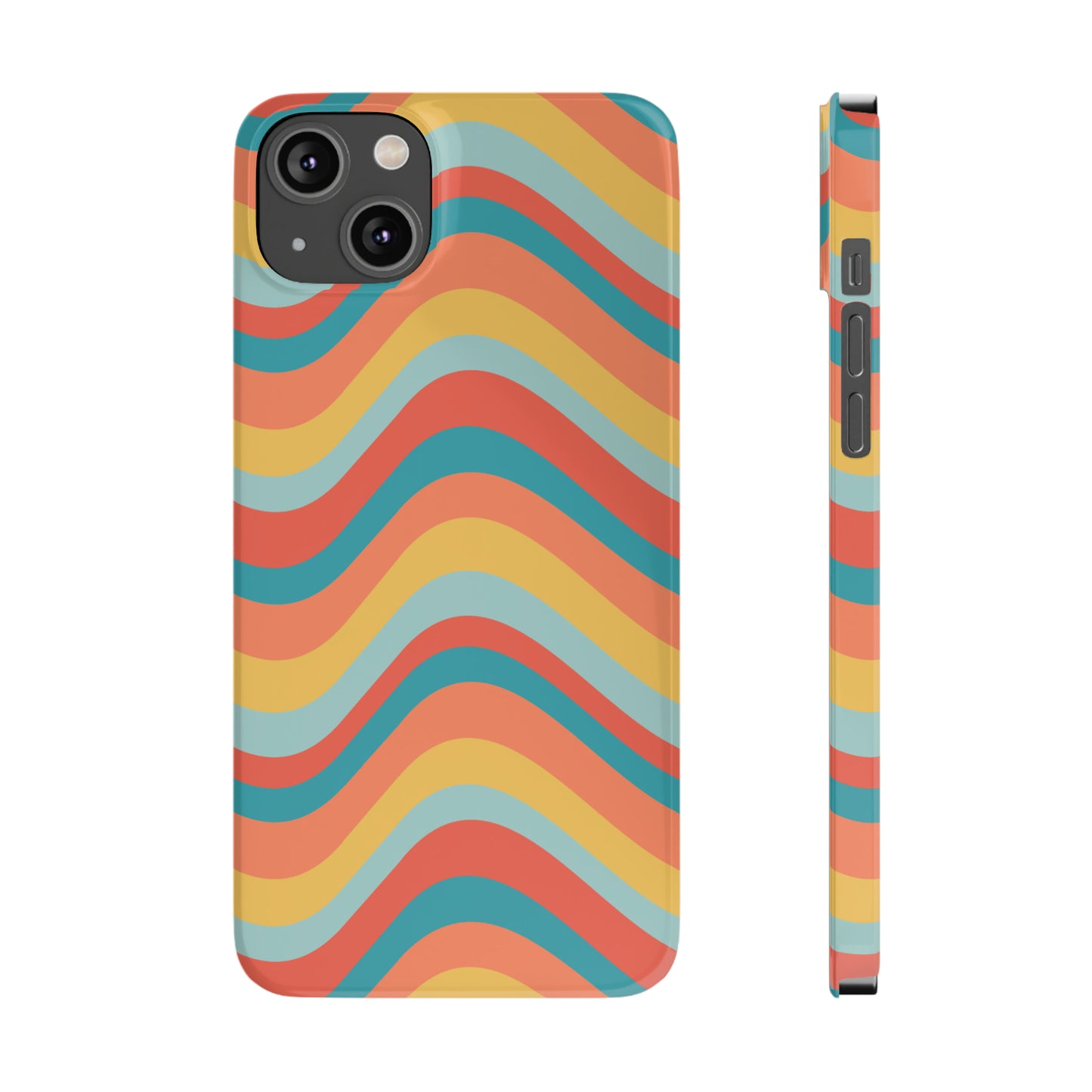 Wavy Pattern Snap Case