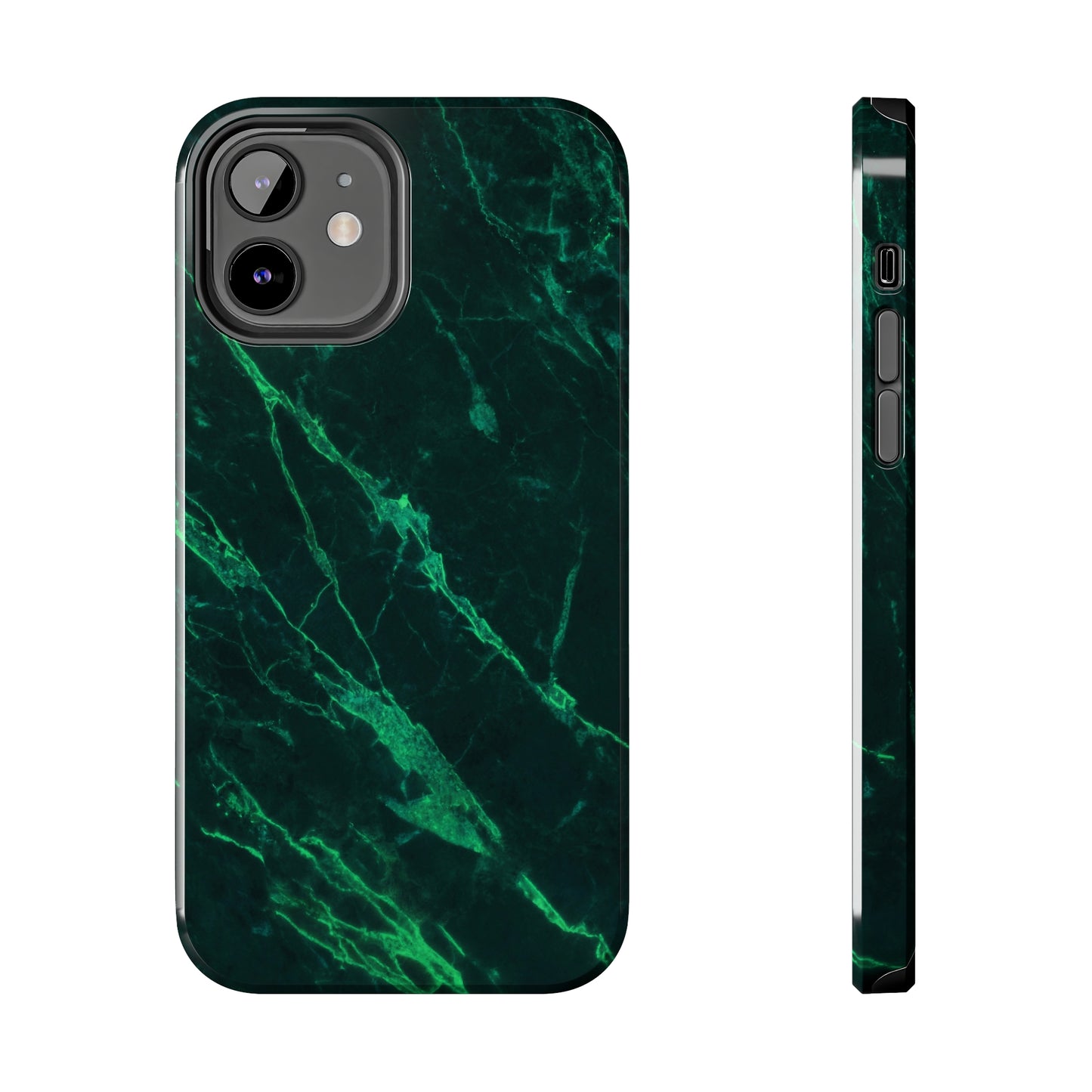 Dark green marble pattern Tough Case