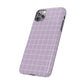 Lavender Grid Snap Case