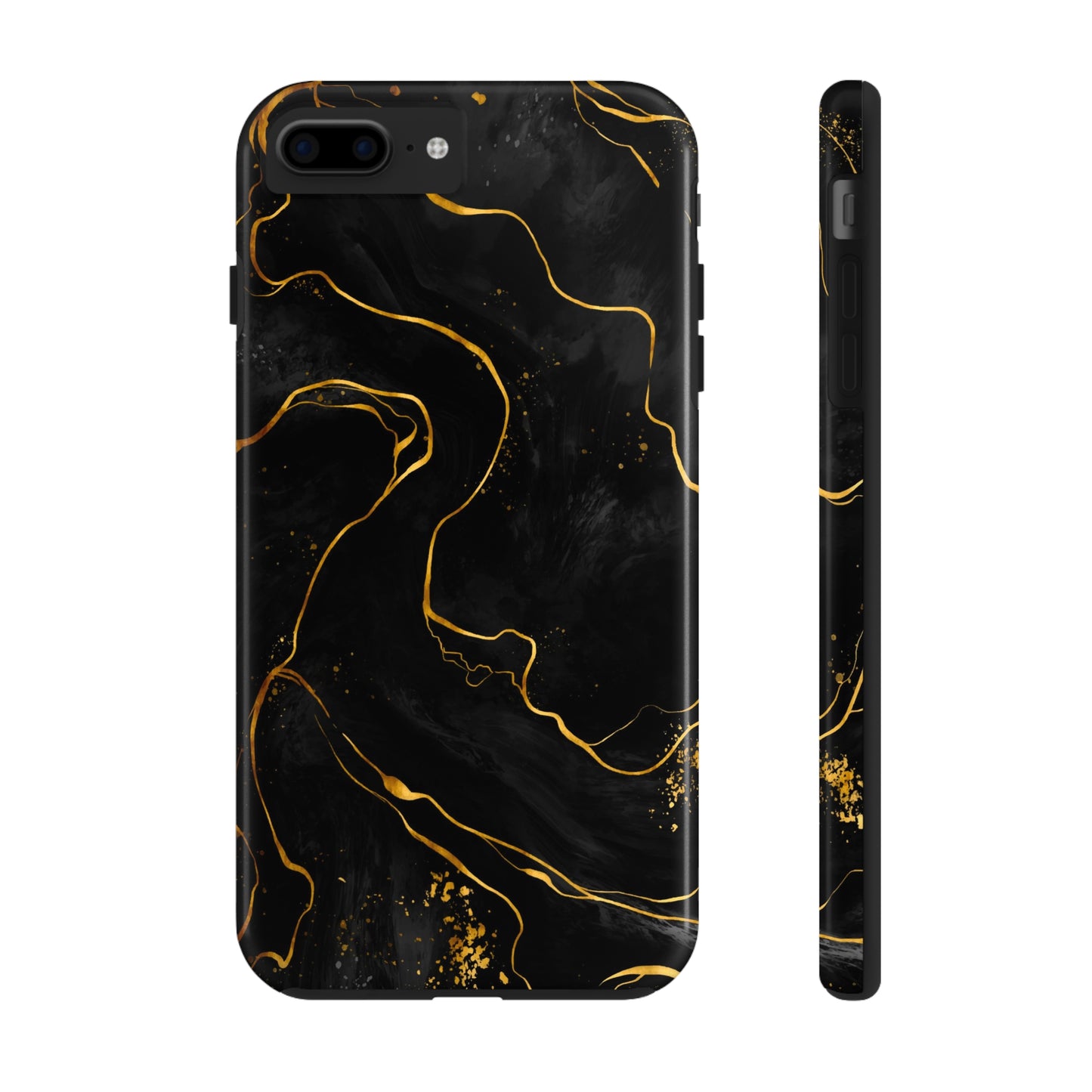 Black Mirage Tough iPhone Case