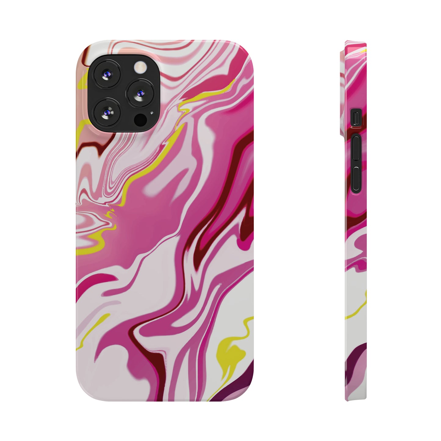 Acid marble pattern Snap Case