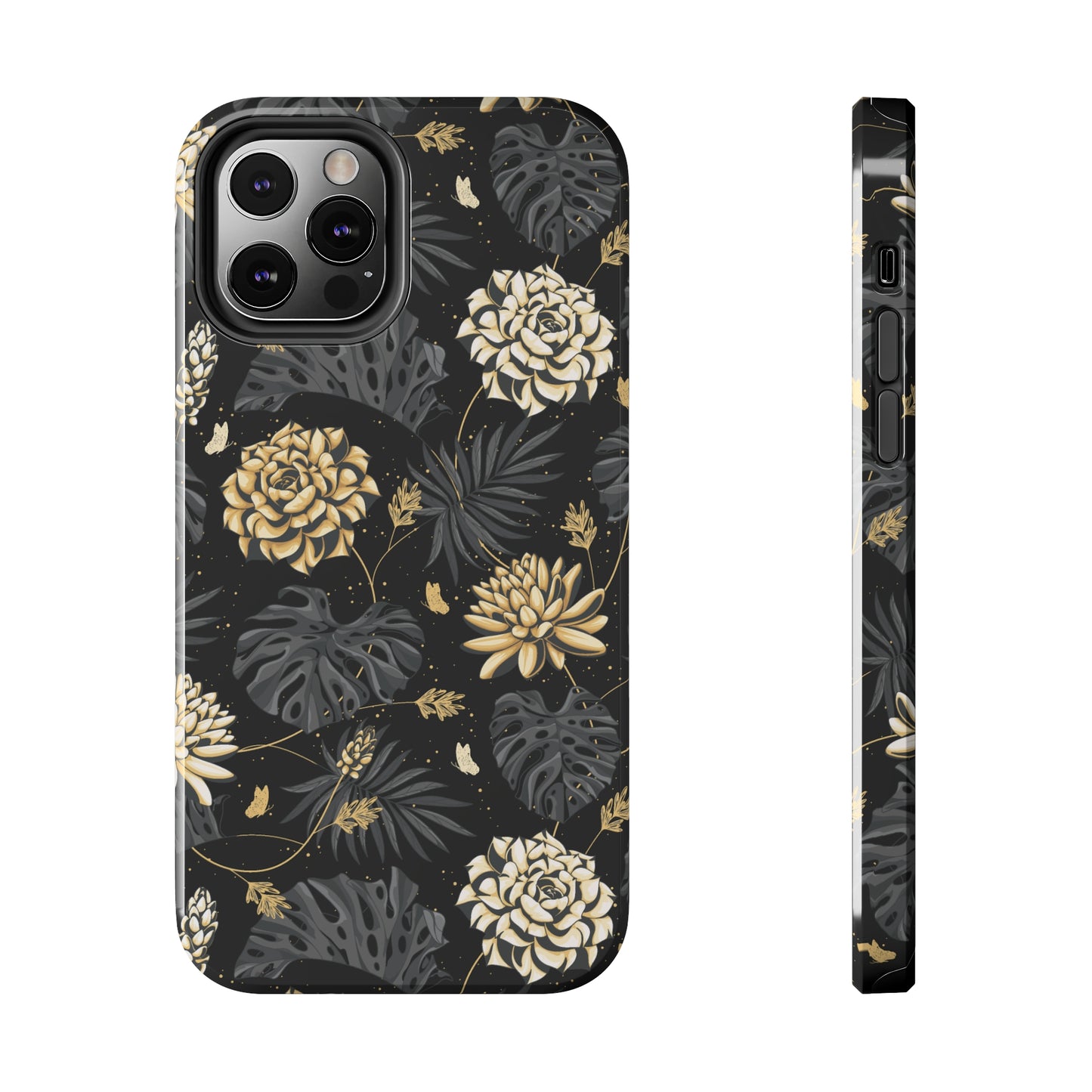 Golden Bloom Tough iPhone Case