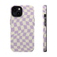 Lavender Crazy Checkers MagSafe Tough Case