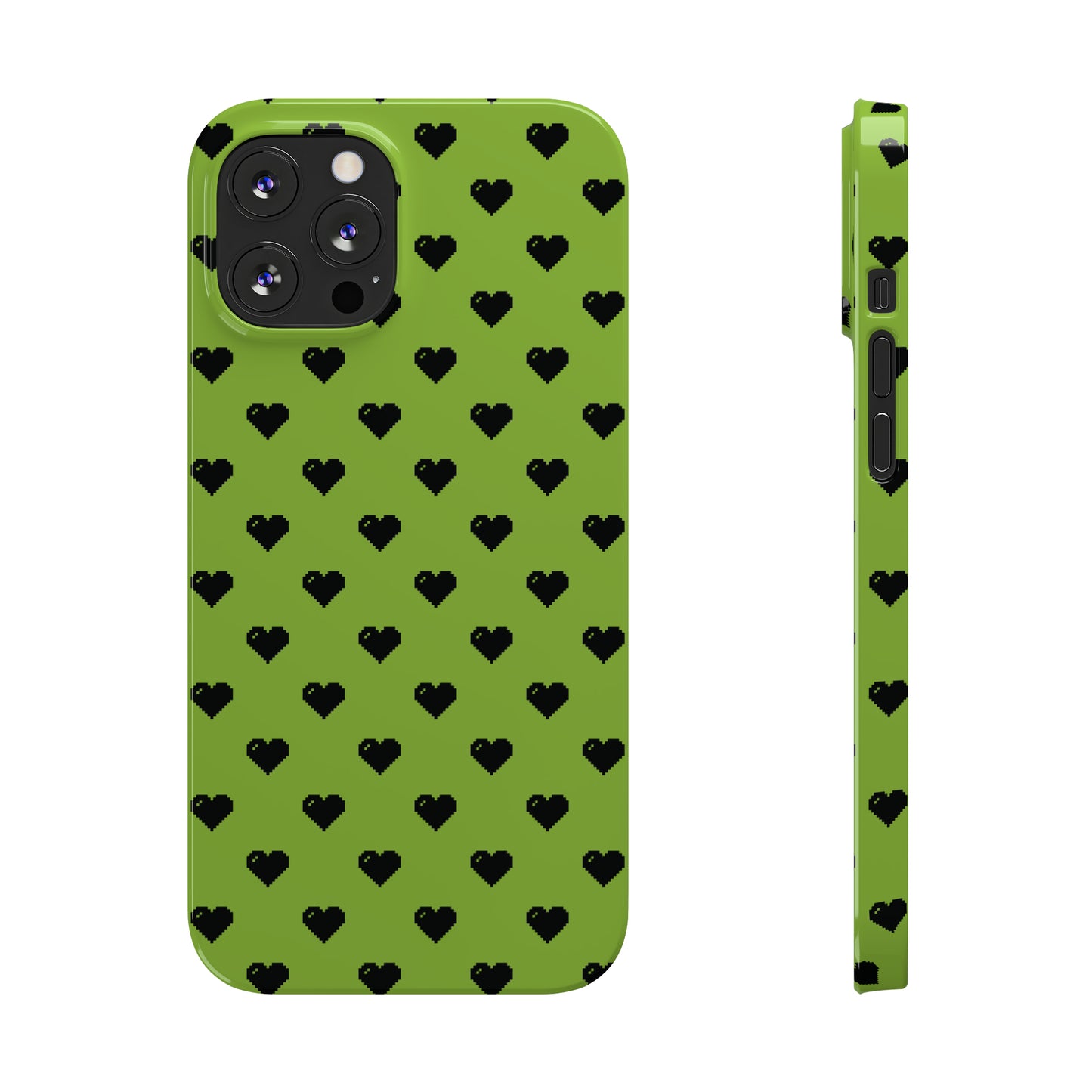 Pixelated Heart Snap Case