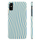 Aqua Swirl Snap Case