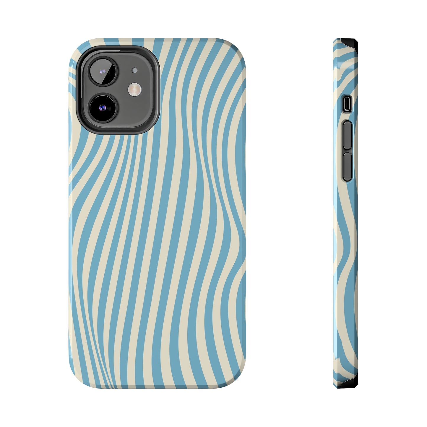 Aqua Swirl Tough iPhone Case