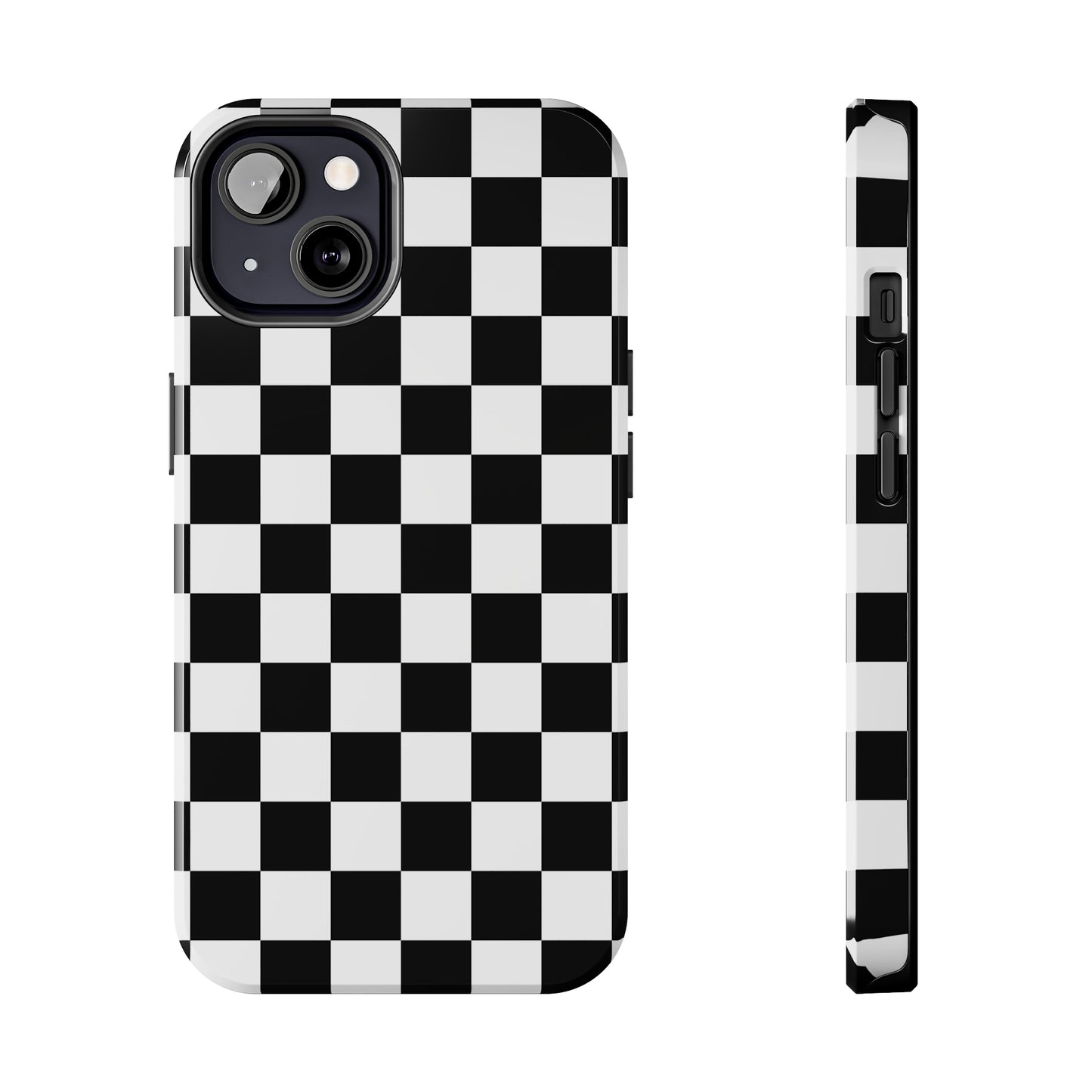 Black and white checks Tough Case