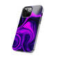 Purple liquid marble pattern Tough Case