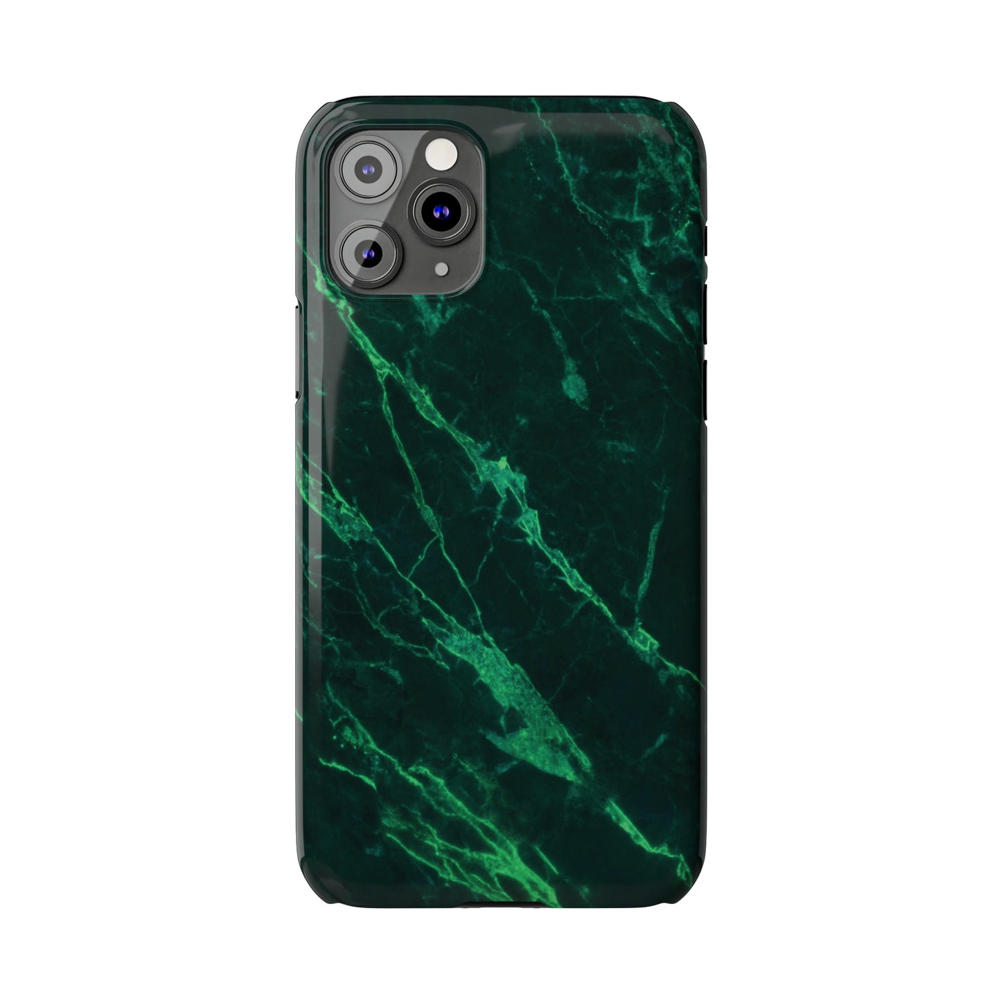 Dark green marble pattern Snap Case