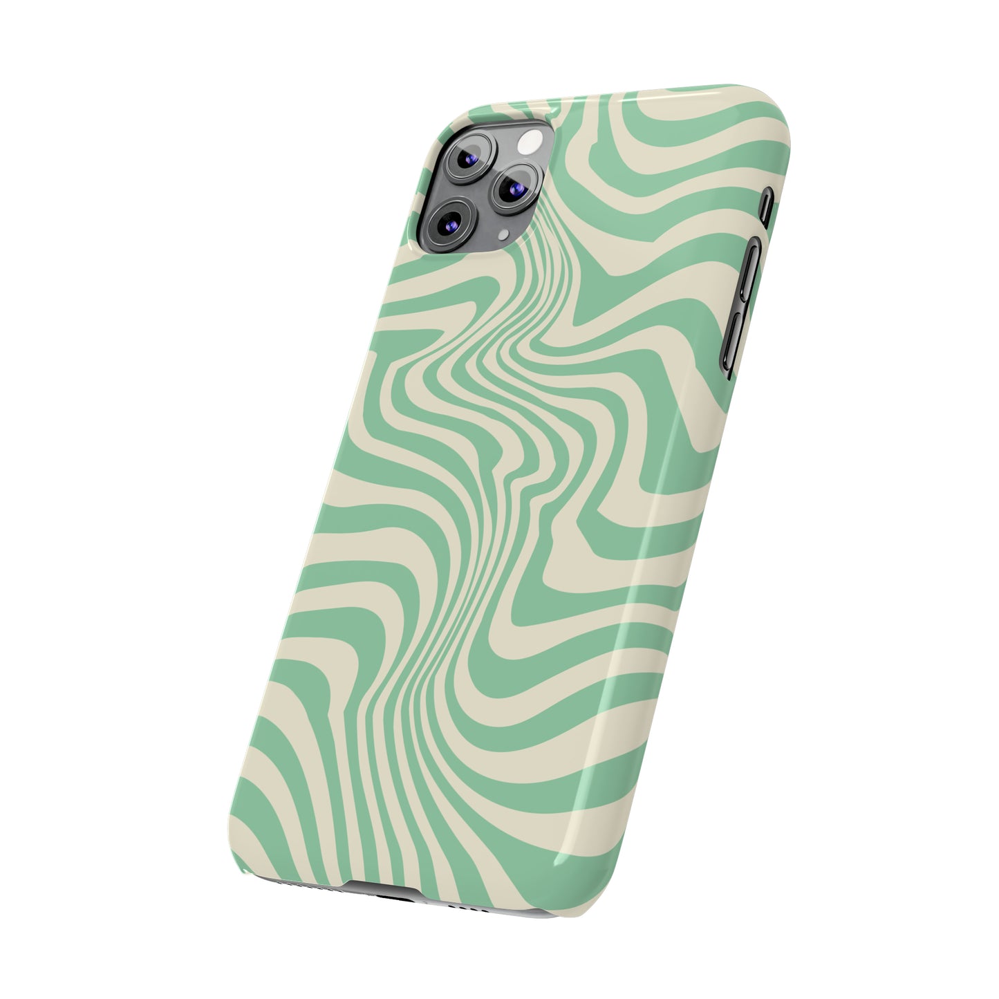 Pistachio Swirls Snap Case