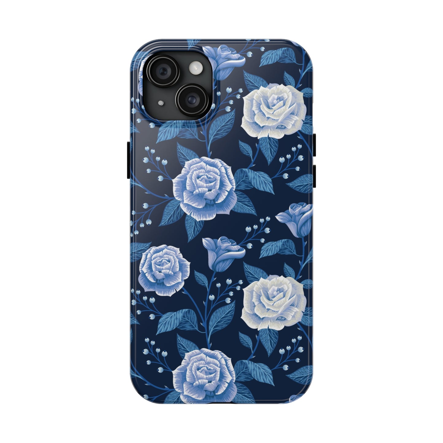 Midnight Rose Tough iPhone Case