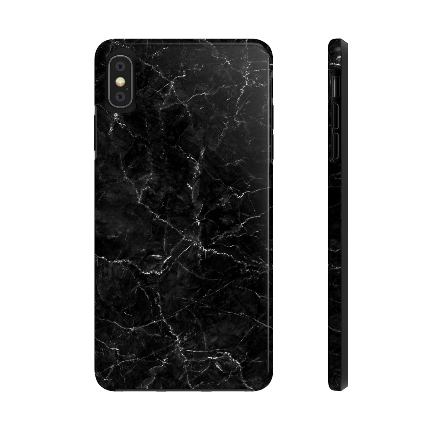 Marquina Black Tough iPhone Case