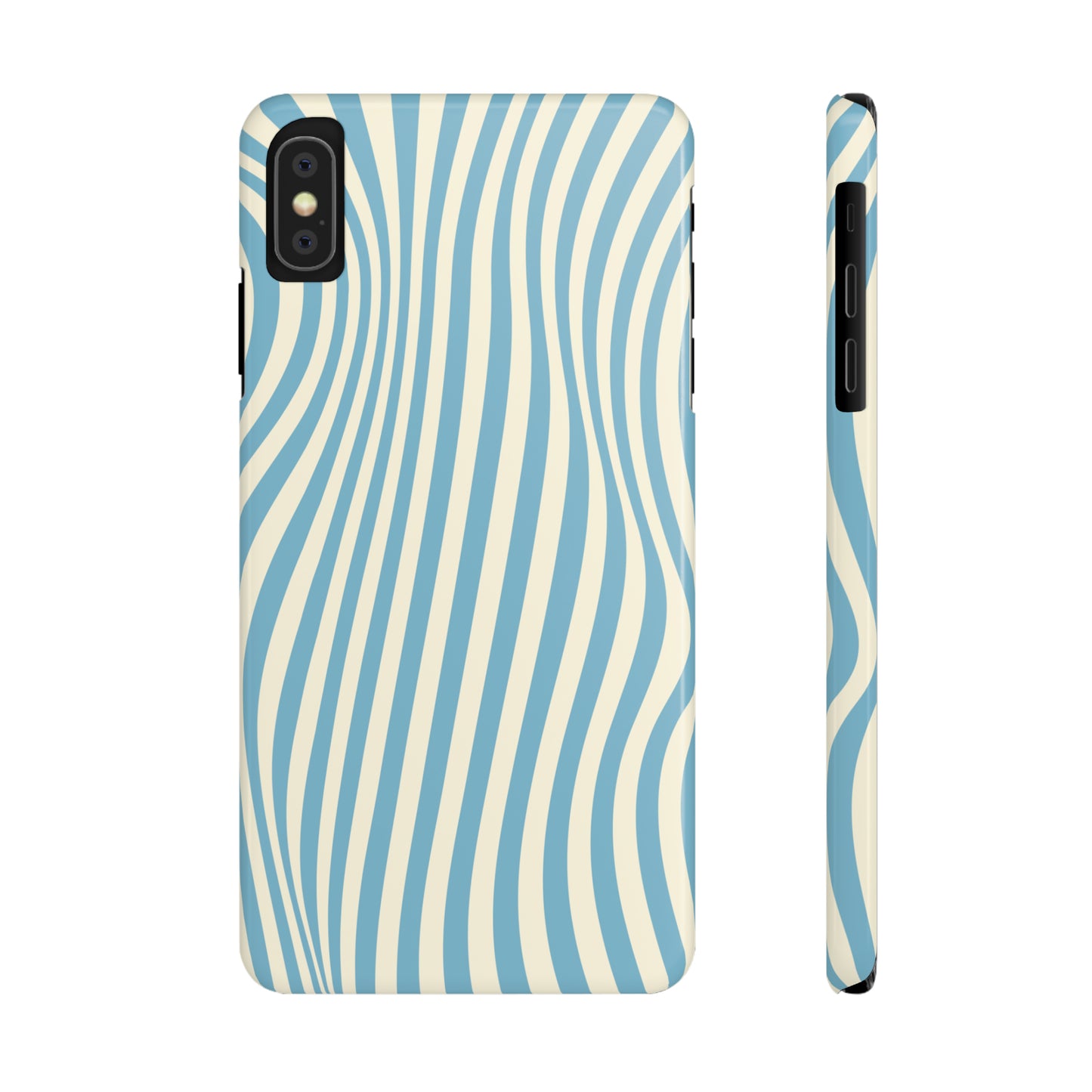 Aqua Swirl Snap Case