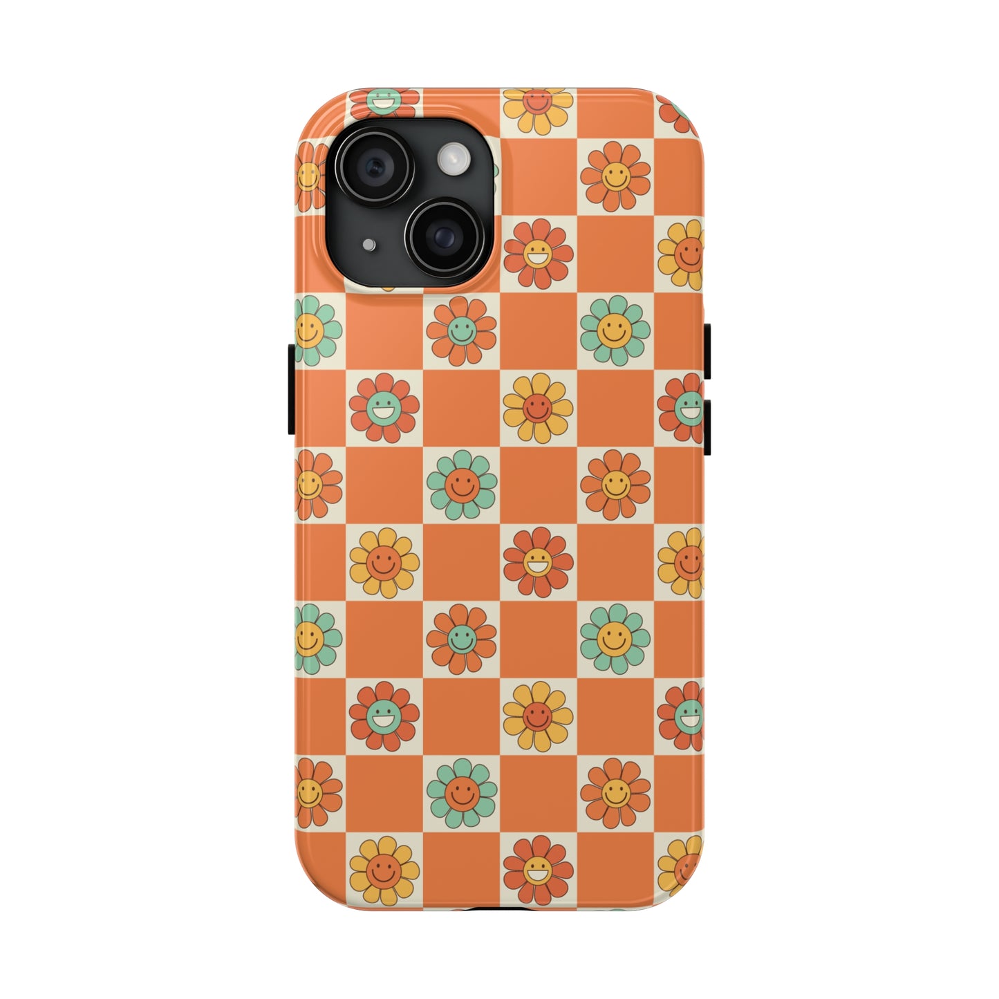 Retro Daisies Tough iPhone Case