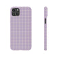 Lavender Grid Snap Case