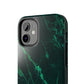 Dark green marble pattern Tough Case