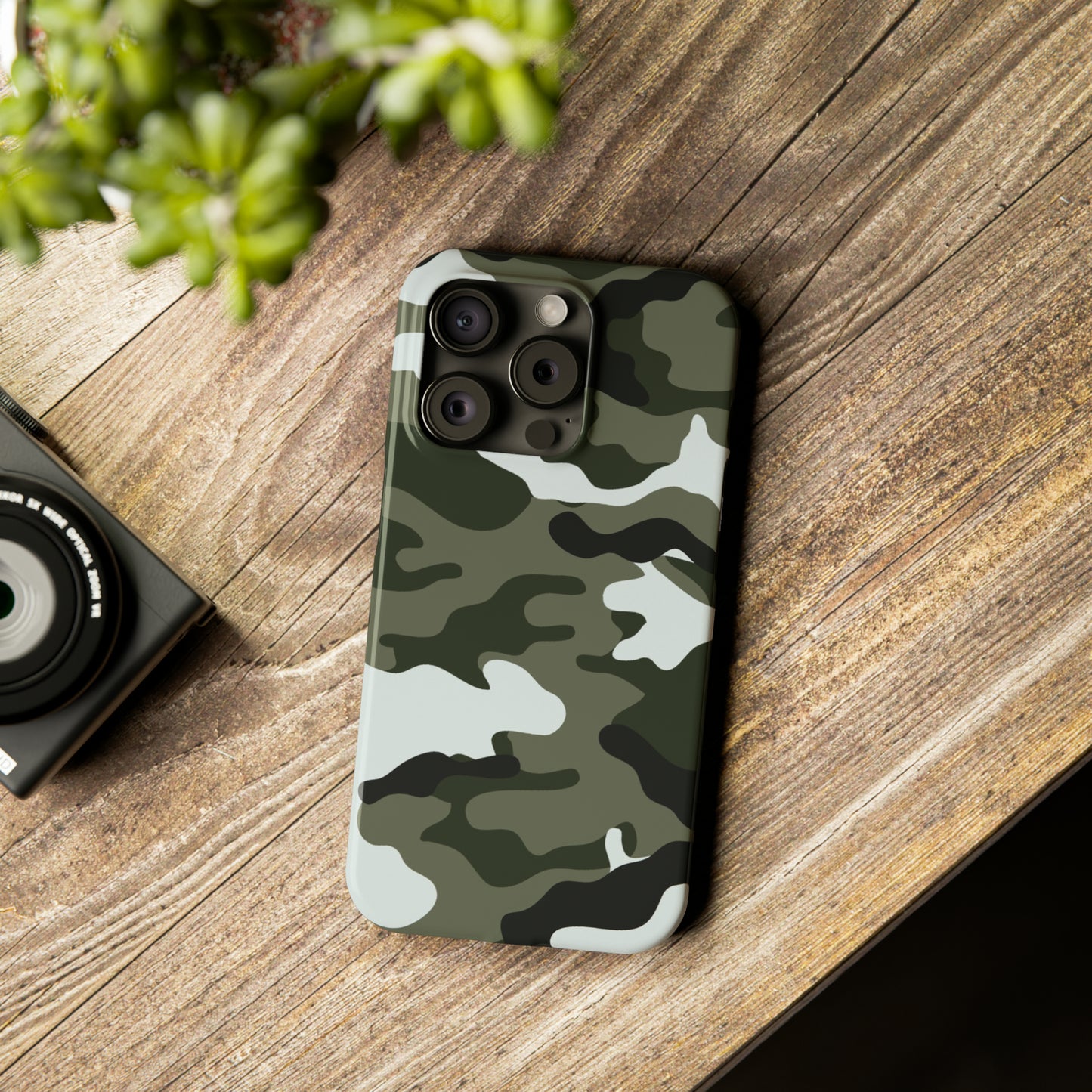 Camouflage Snap Case