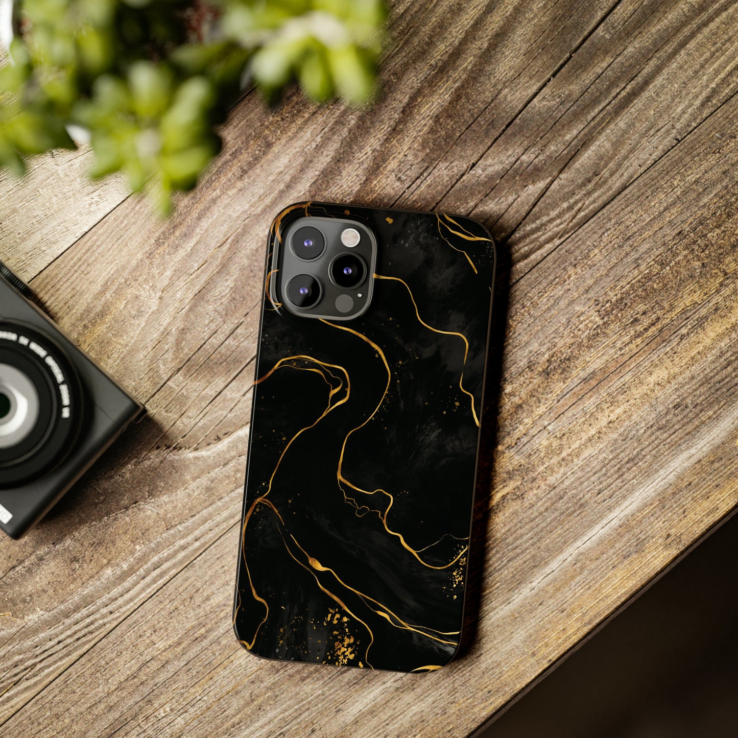 Black Mirage Snap Case