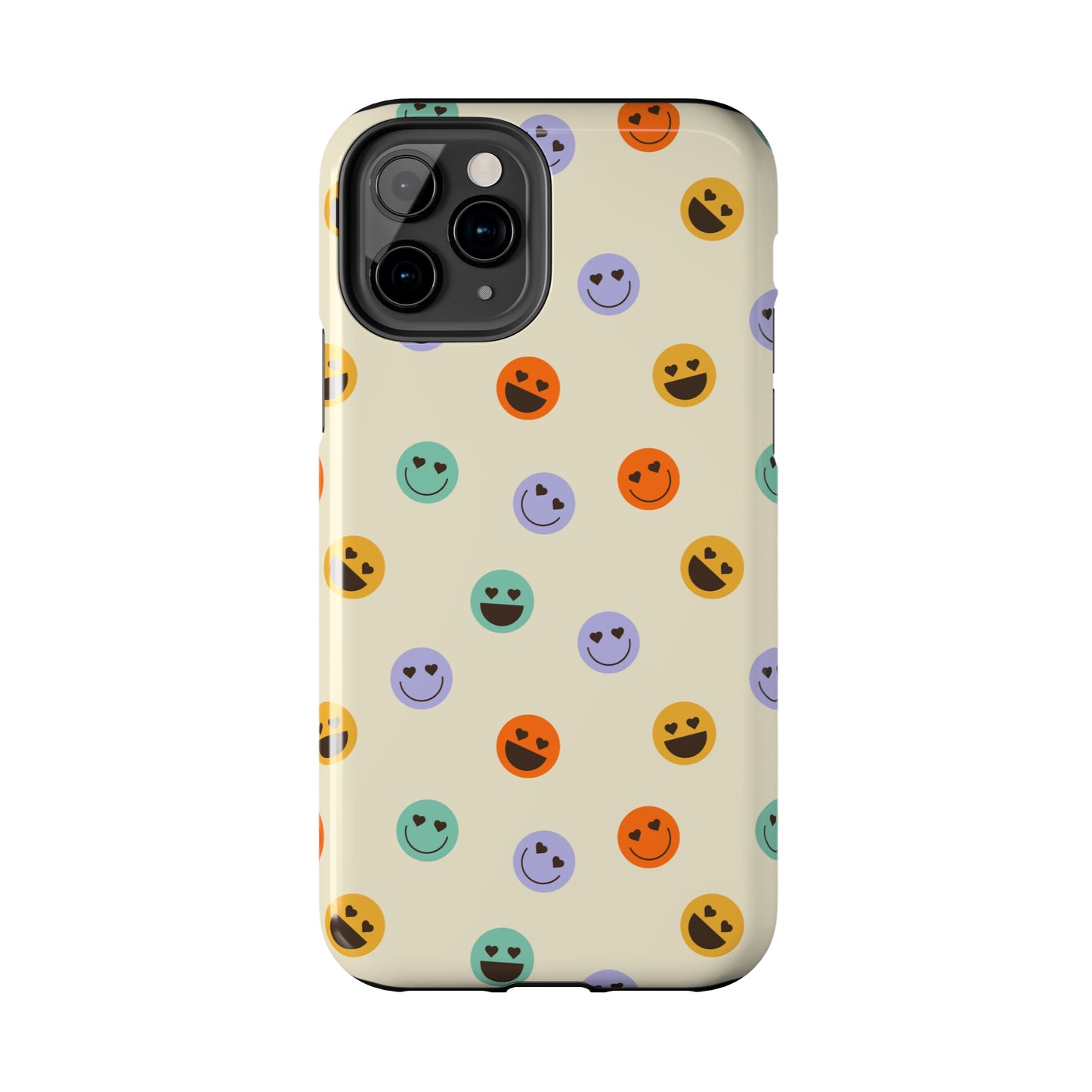 Smileys from 70s Tough iPhone Case