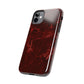 Red stone pattern Tough Case