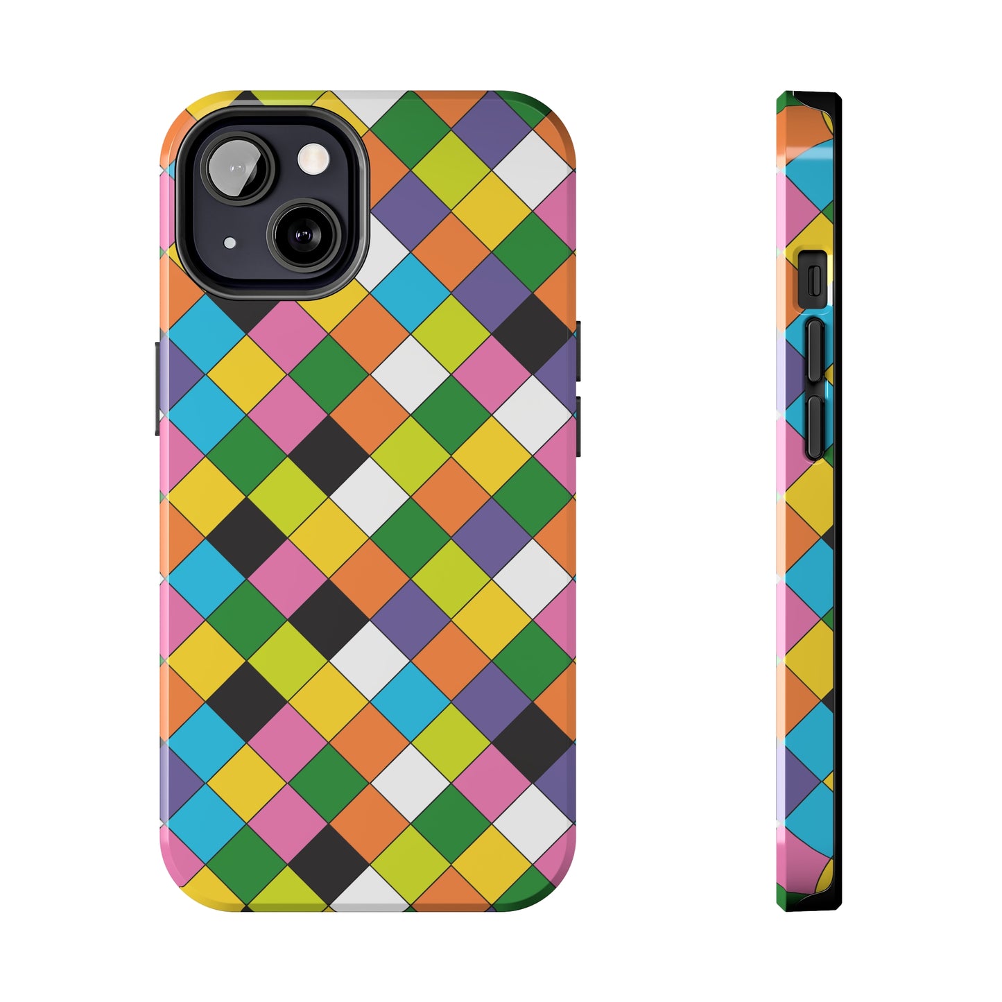 Cross Checkers Tough iPhone Case