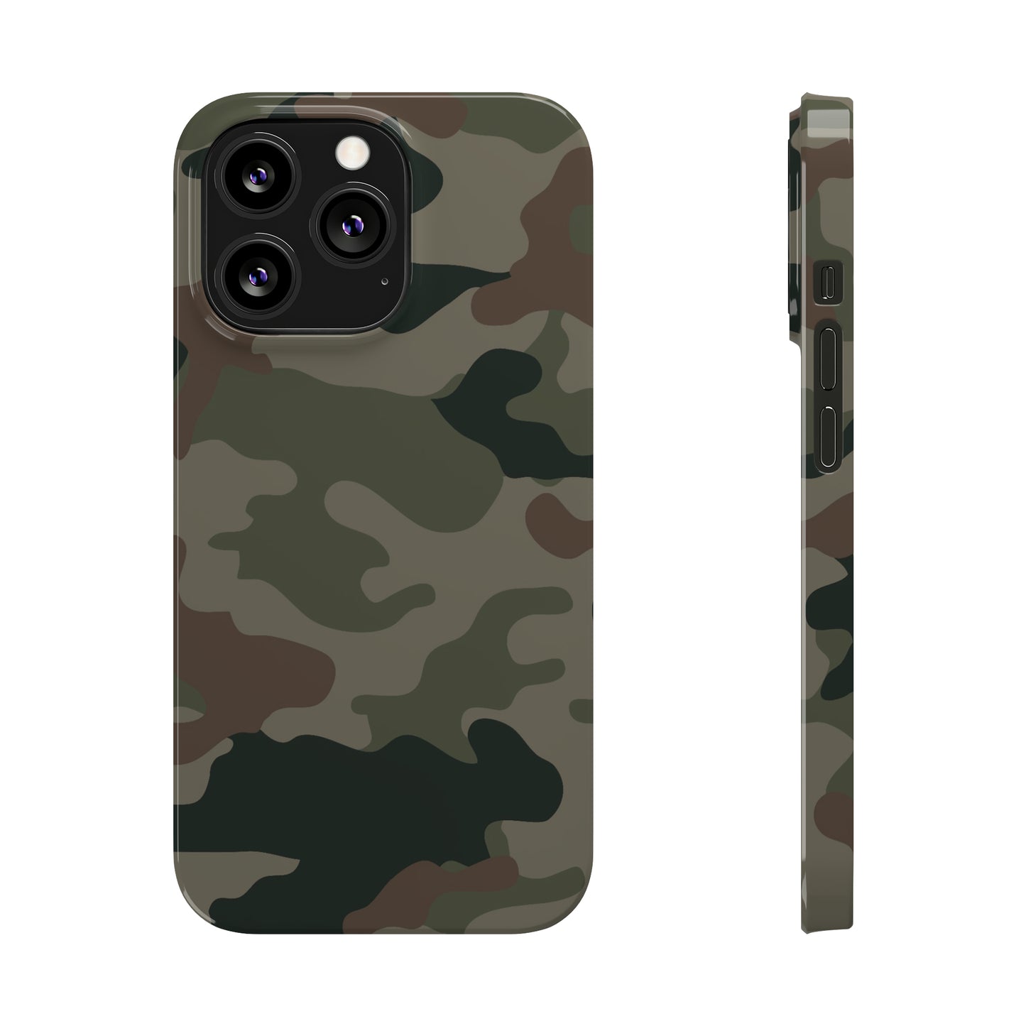 Dark Camouflage Snap Case