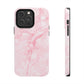 Pink Marble Tough iPhone Case