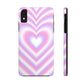 Blurred Heart Tough iPhone Case