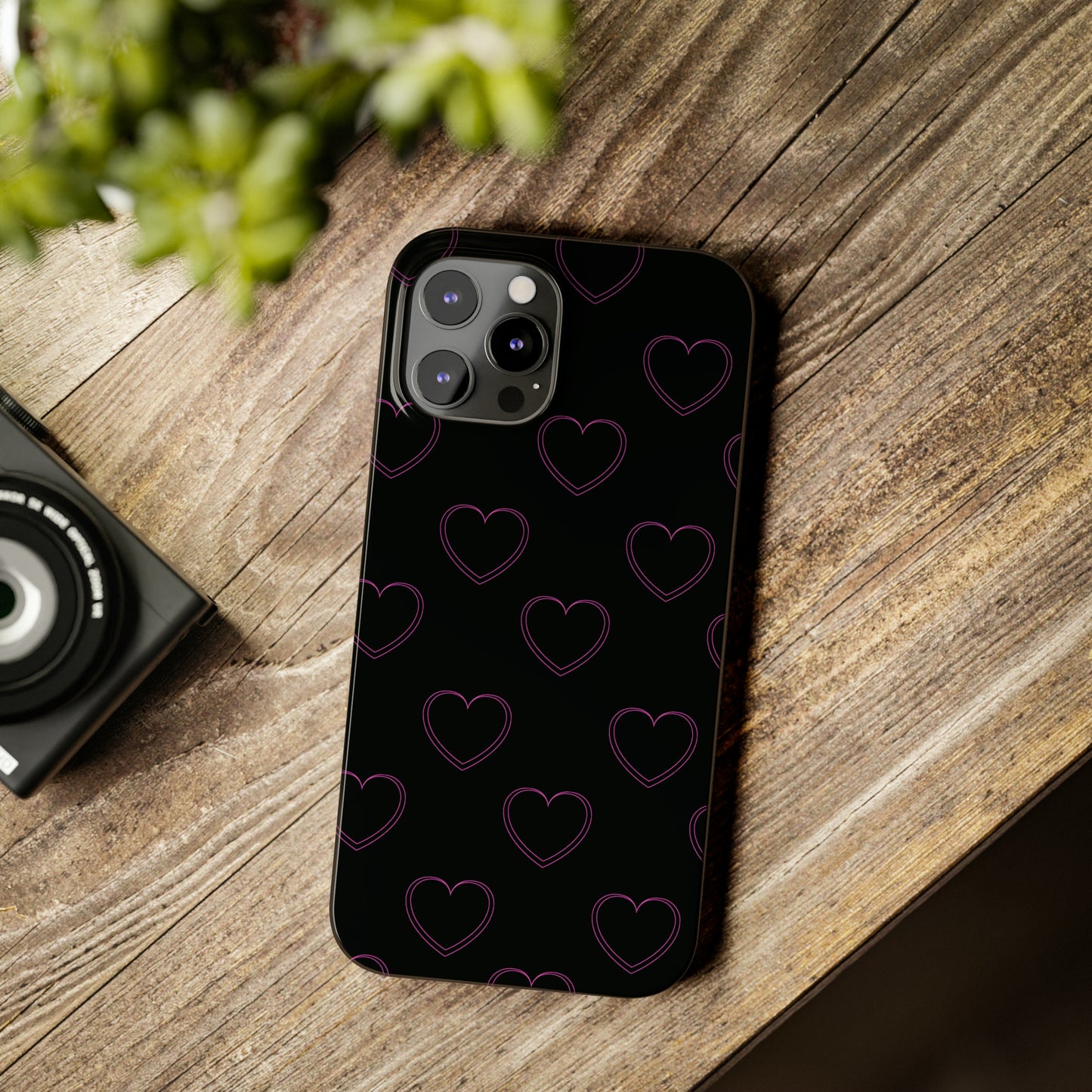 Y2K Heart Snap Case