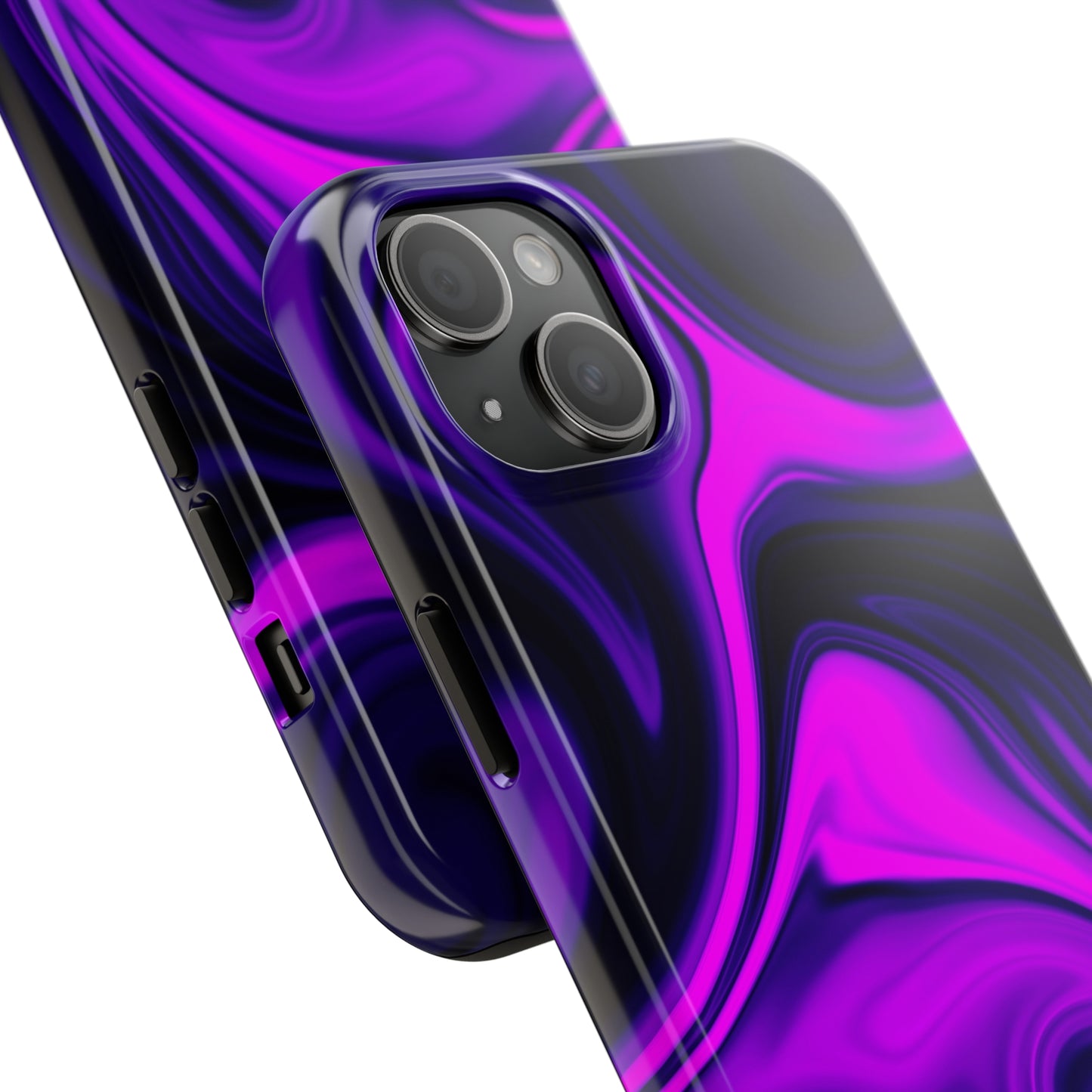 Purple liquid marble pattern Tough Case