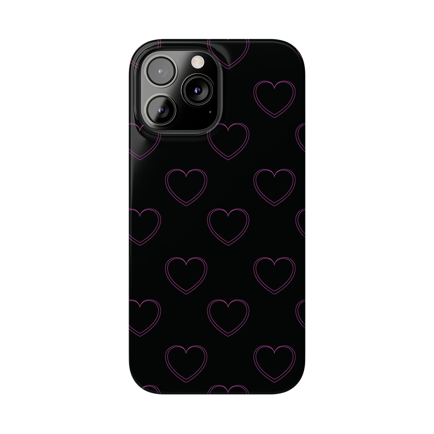 Y2K Heart Snap Case