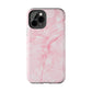 Pink Marble Tough iPhone Case