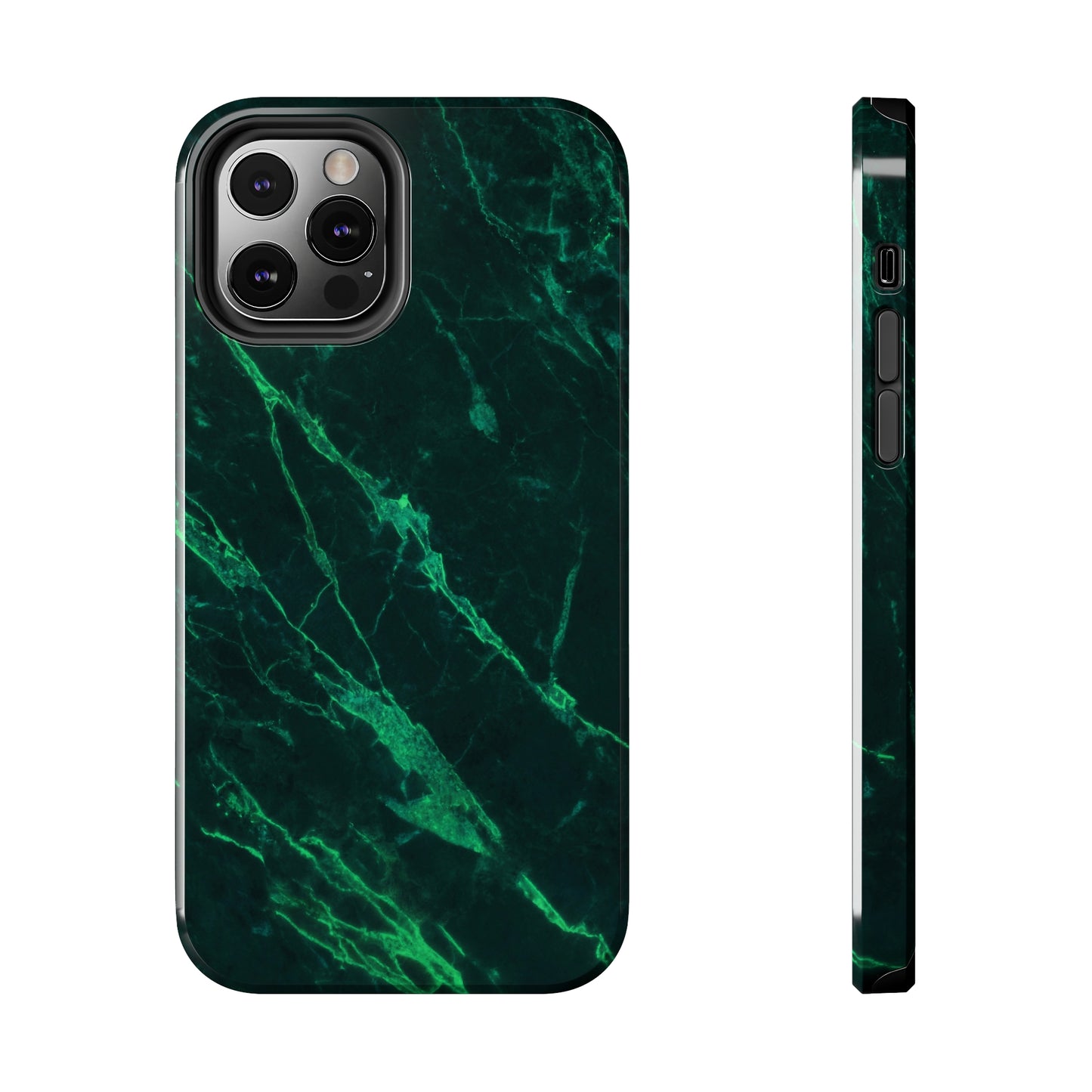 Dark green marble pattern Tough Case