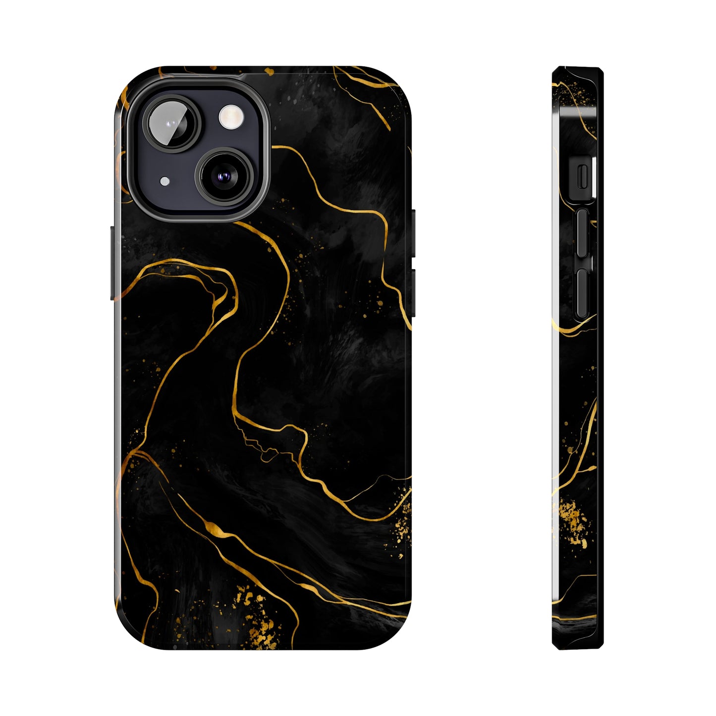 Black Mirage Tough iPhone Case