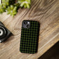 Green Grid Snap Case