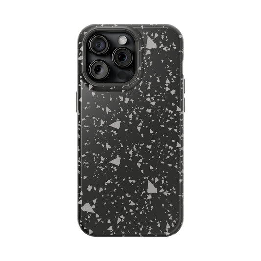 Black Terrazzo MagSafe Tough Case