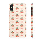 Pixelated Peach Snap Case