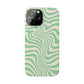 Pistachio Swirls Snap Case