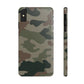 Dark Camouflage Snap Case