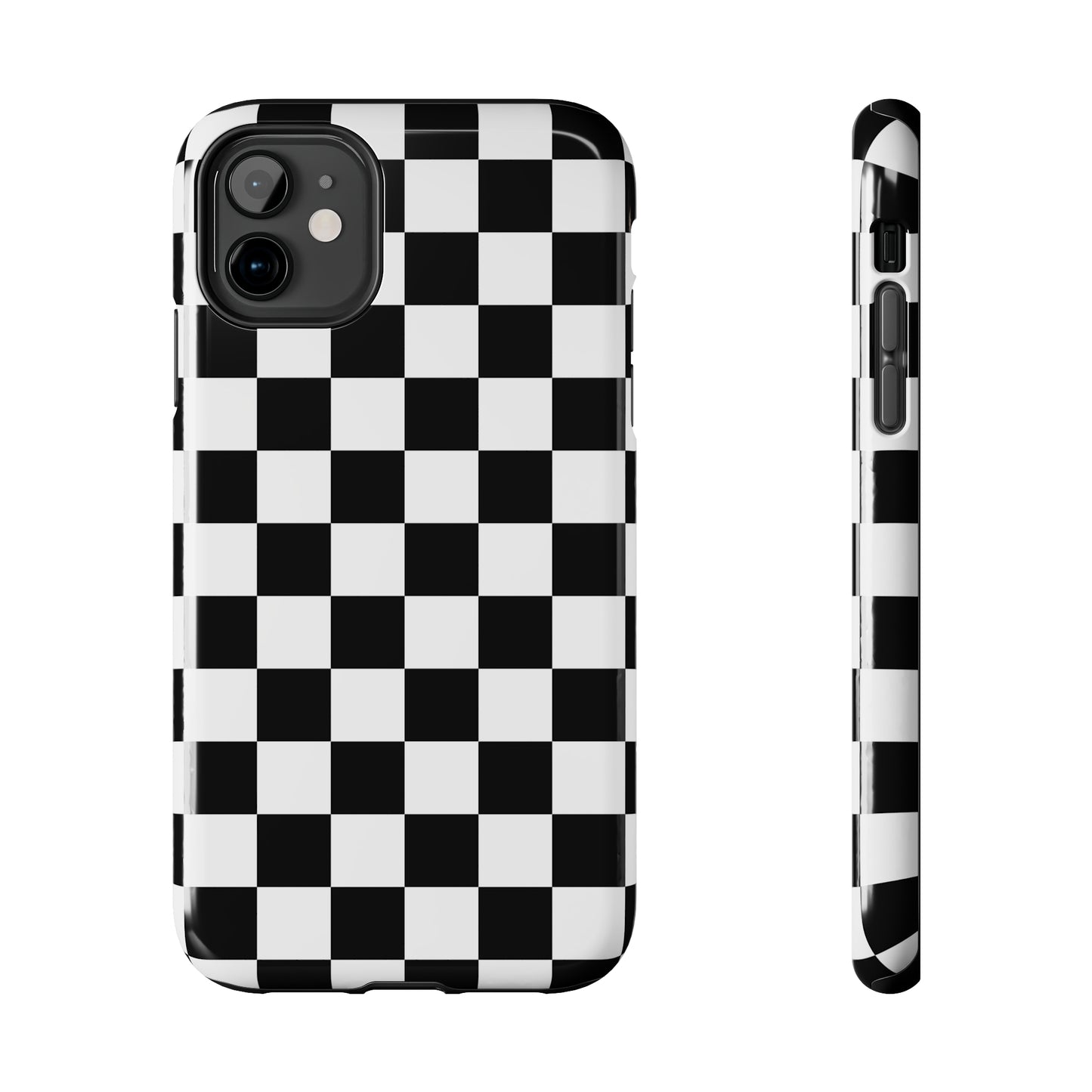 Black and white checks Tough Case