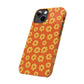 Maio laranja Pattern Snap Case