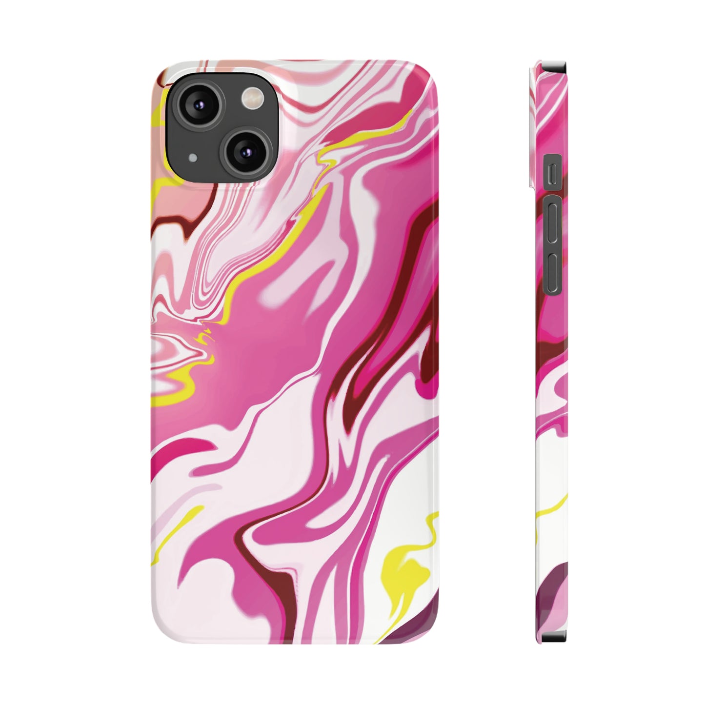 Acid marble pattern Snap Case