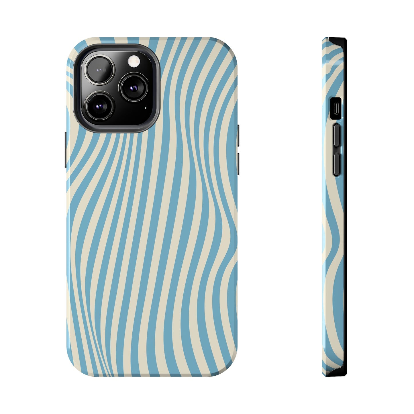 Aqua Swirl Tough iPhone Case