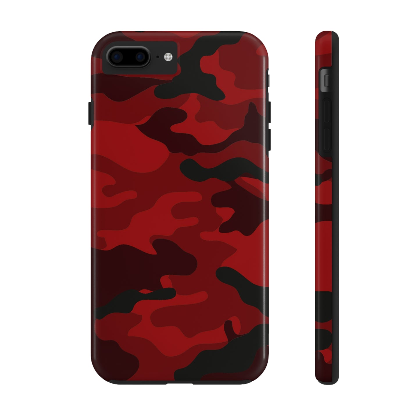 Red Camouflage Tough Case